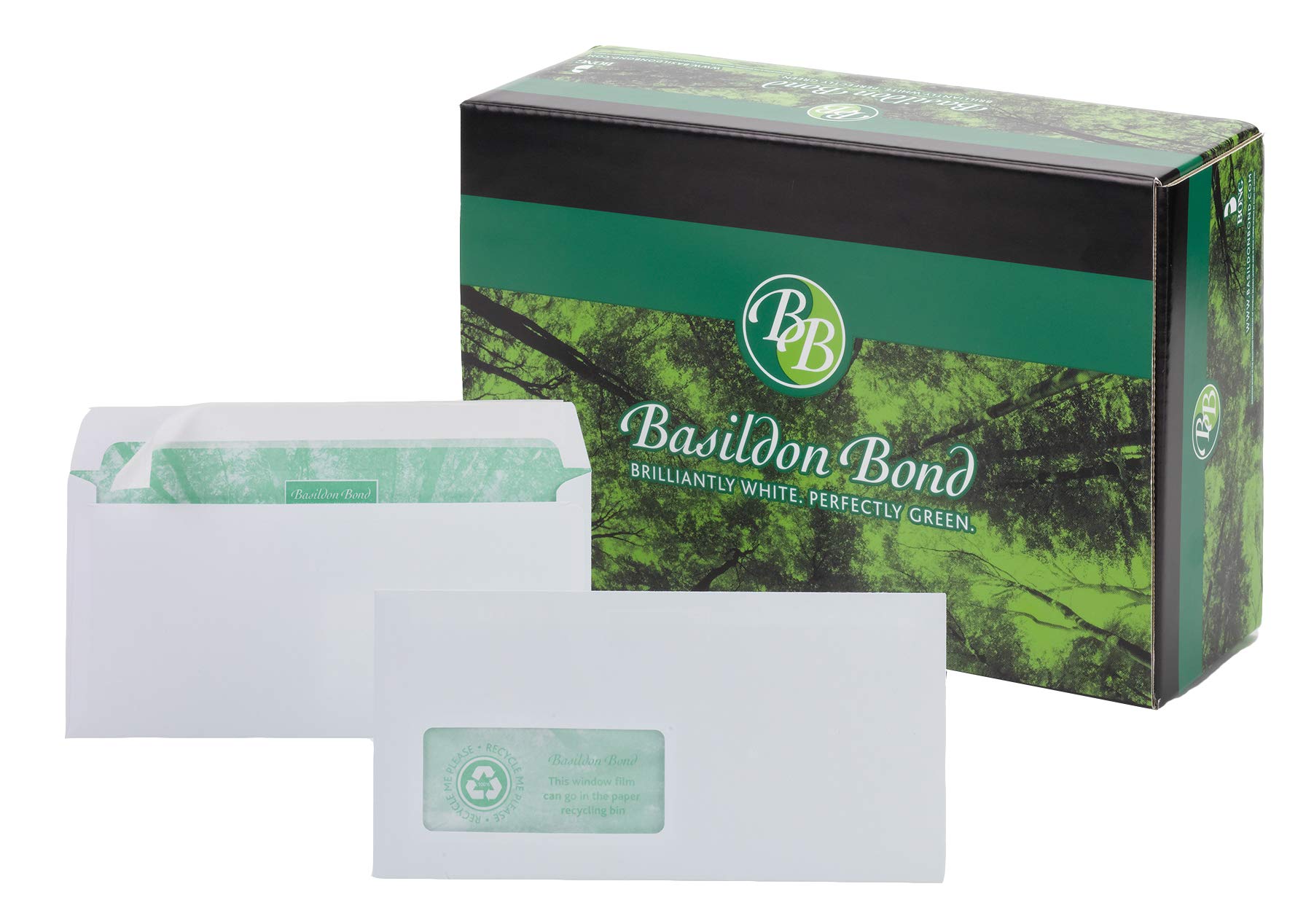 Basildon Bond DL White Peel And Seal Wallet Envelope, 120 gsm, Pack of 500