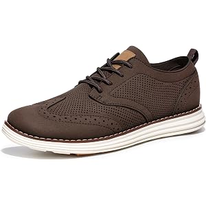 GRYVOX Mens Casual Dress Shoes Fashion Oxfords Business Sneakers | Walking Breathable Lightweight Comfortable Tennis Office N