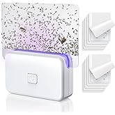 LFSYS Fruit Fly Traps for Indoors (1 Device+10 Refills) Plug in Fly Trap for Gnats, Fruit Flies, Flying Insects Sleek Design 