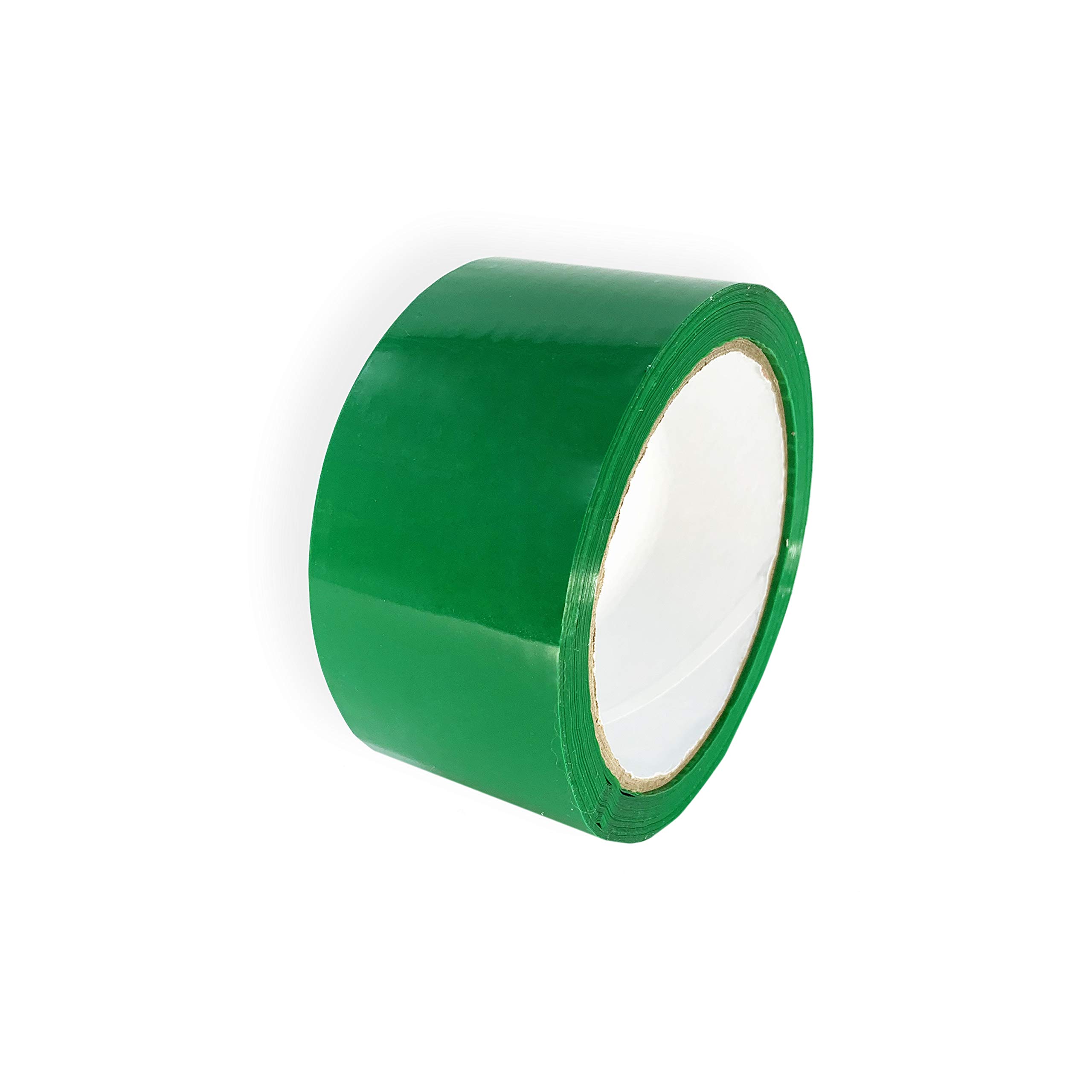 Green Adhesive Packaging Tape 48 mm x 66 Meters, 2 inch x 72 yrd (Pack of 6)