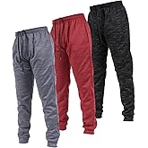 Ultra Performance 3 Pack Mens Joggers Mens Athletic Sweatpants with Pockets for Men, Small - 3X