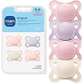MAM Original Baby Pacifier 0-6 Mths, Skin Soft Silicone Nipple, 4 Pack | For Newborn Babies, BPA-Free Skin Soft Silicone Nipple, Developed With Medical Experts, Easy to Clean, Made In Europe