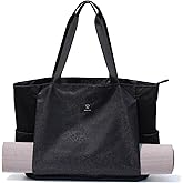 ESVAN Yoga Mat Bag Yoga Tote Carrier Shoulder Bag Carryall Tote for Office,Yoga,Pilates,Travel,Beach and Gym