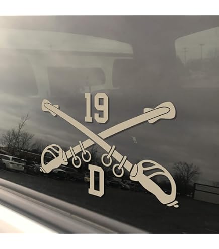 thumbnail image 2 of 4th Cavalry Regiment Vinyl Sticker - 5 Inch Waterproof Decal For Laptop & Car 2 of 13