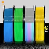 Yousu 3D Filament Bundle Glow in Dark PLA 1.75mm Multicolor 4x250g view 3