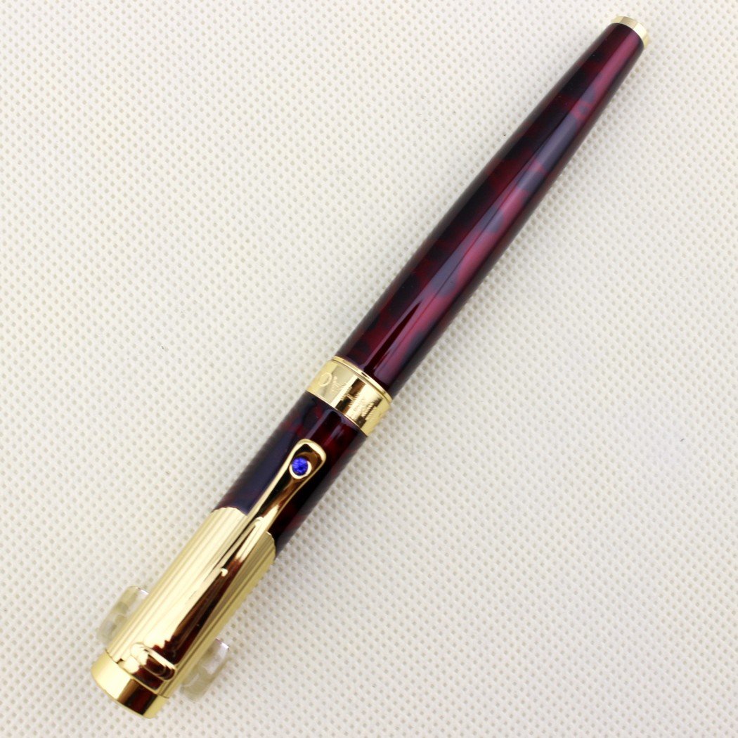 Elegant Beautiful Rollerball Pen Jinhao 9009 Claret & Golden