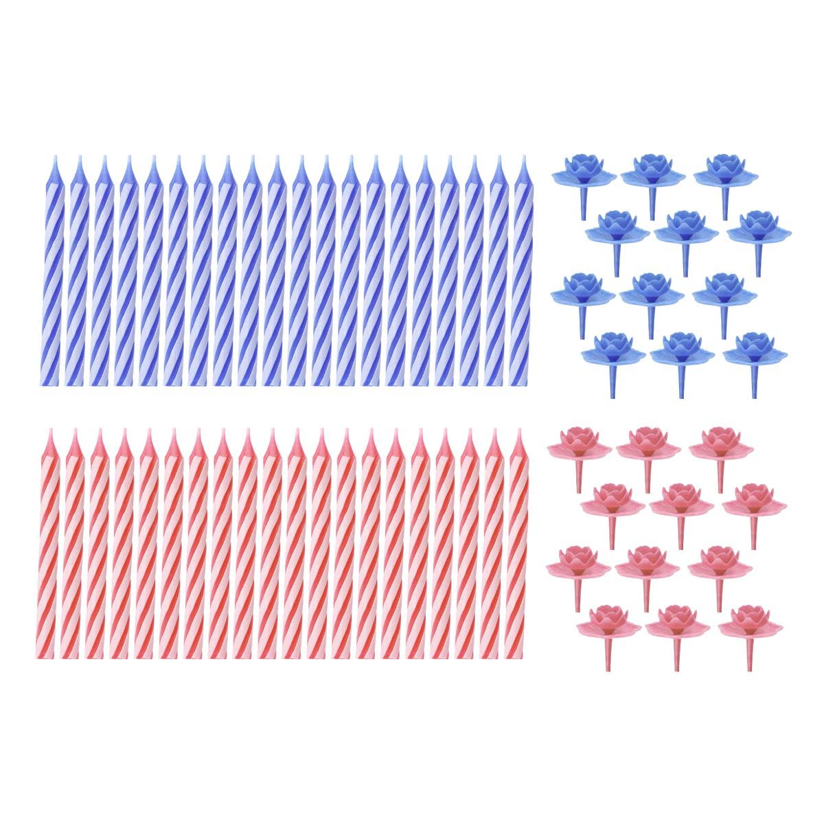 Fackelmann 52505 20 Candles/12 saddle – Multicoloured, 55 x 55 x 25 cm 32 Units