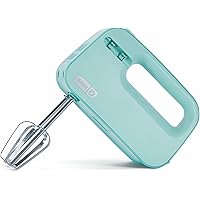 Dash Smart Store Compact Hand Mixer Electric for Whipping + Mixing Cookies, Brownies, Cakes, Dough, Batters, Meringues…