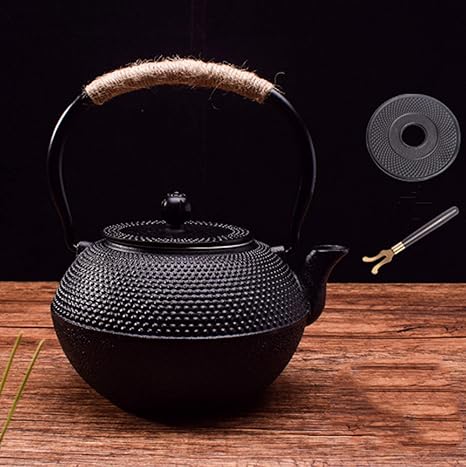 Amazon 急須 おしゃれ 鉄瓶 Ih 直火 対応 やかん 茶こし付き ホーローなし ティーポット 鉄分補給 鉄びん 10ml 伝統工芸品 ハウス用品 鉄瓶 オンライン通販