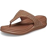 Crocs Women's Boca Bling Flip Wedge Platform Sandal
