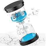 SuLiao 30 Minute Sand Timer Hourglass: Unbreakable & Waterproof Plastic Sand Clock 30 Min,Small Sand Watch,Reloj De Arena, Co