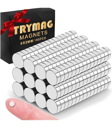 Wotoy 120 Pieces 3mm D X 4mm H DIY Refrigerators Magnets Multi- Use For Whiteboard Map Screen Door Bulletin Boards