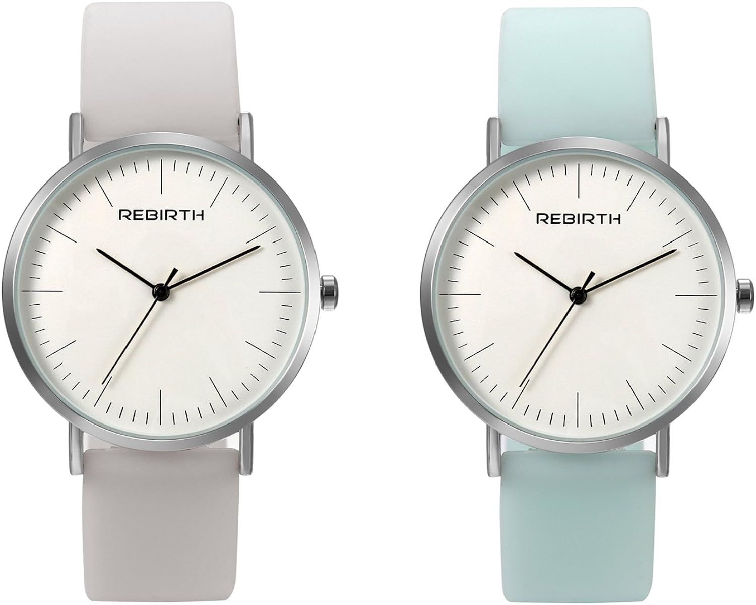 Amazon 腕時計 レディース 人気 かわいい シンプル 安い おしゃれ 防水 アナログ 日本製クオーツ シリコンベルト 薄い エレガント ファッション レディース アクセサリー 2点セット レディース腕時計 腕時計 通販