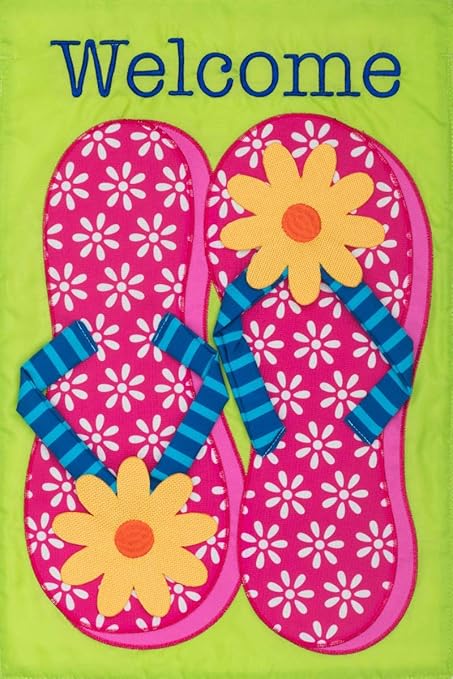 custom embroidered flip flops