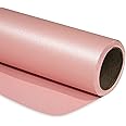 RUSPEPA Pink Gift Wrapping Paper - Solid Color Pearly Shiny Silk Paper for Mother's Day, Valentine's Day, Wedding, Birthday, Baby Shower Girls, Bridal Shower, Anniversary, Easter - 17 Inch X 32.8 Feet