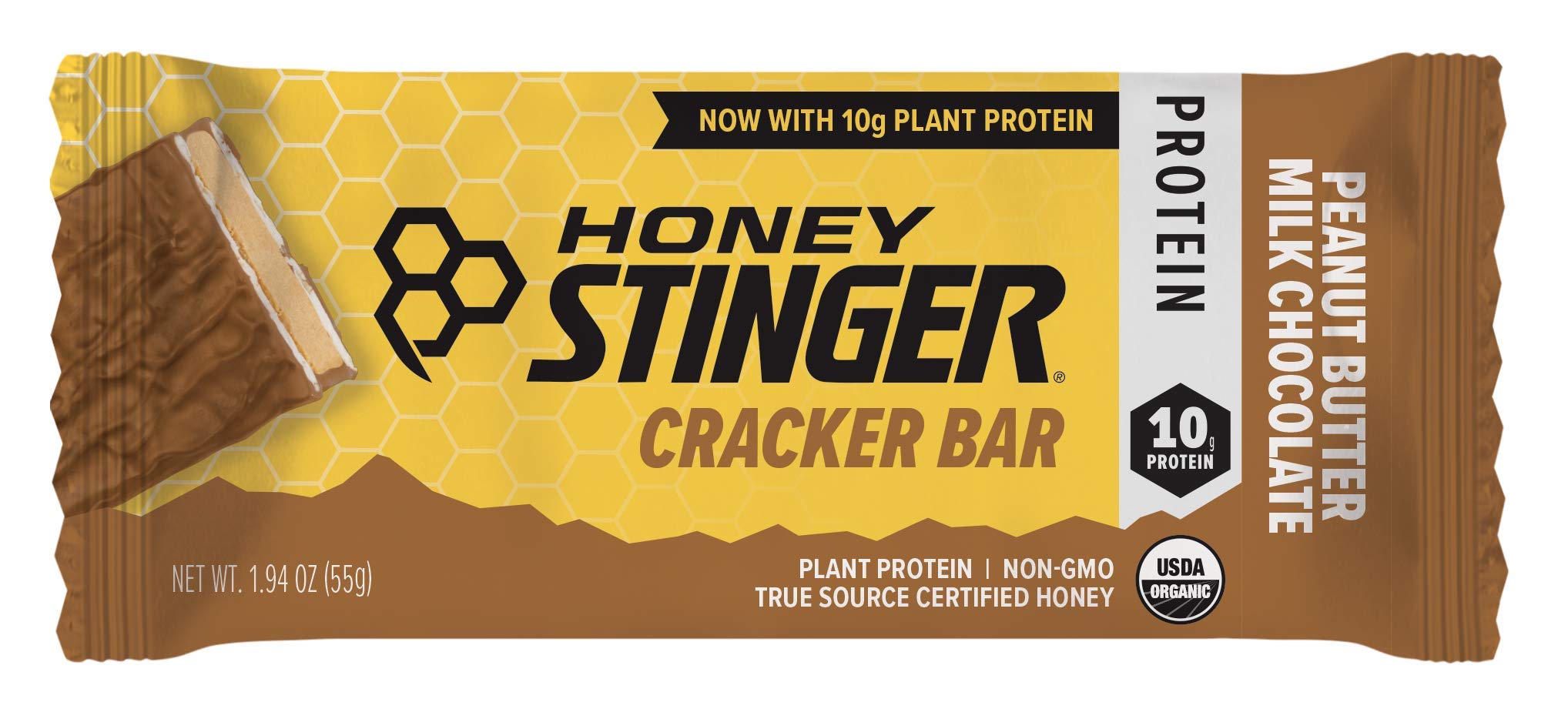 Buy Honey Stinger Protein Cracker Bar Peanut Butter Milk Chocolate