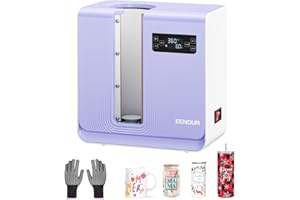 EENOUR Auto Tumbler Heat Press Machine, Automatic Rotating Tumbler Press, Pressure Setting Mug Press for Seamless Print, Even Heating Cup Press, for 11-32oz Sublimation Tumblers, Mugs, Glasses