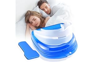 Anti-Snoring Mouth Guard, Anti-Snoring Mouthpiece-Effective Snoring Solution for Men and Women – Customizable Adjustable Comfortable - Professional and Reusable Anti-Snoring Mouth Guard-ETIFIKON-AU1