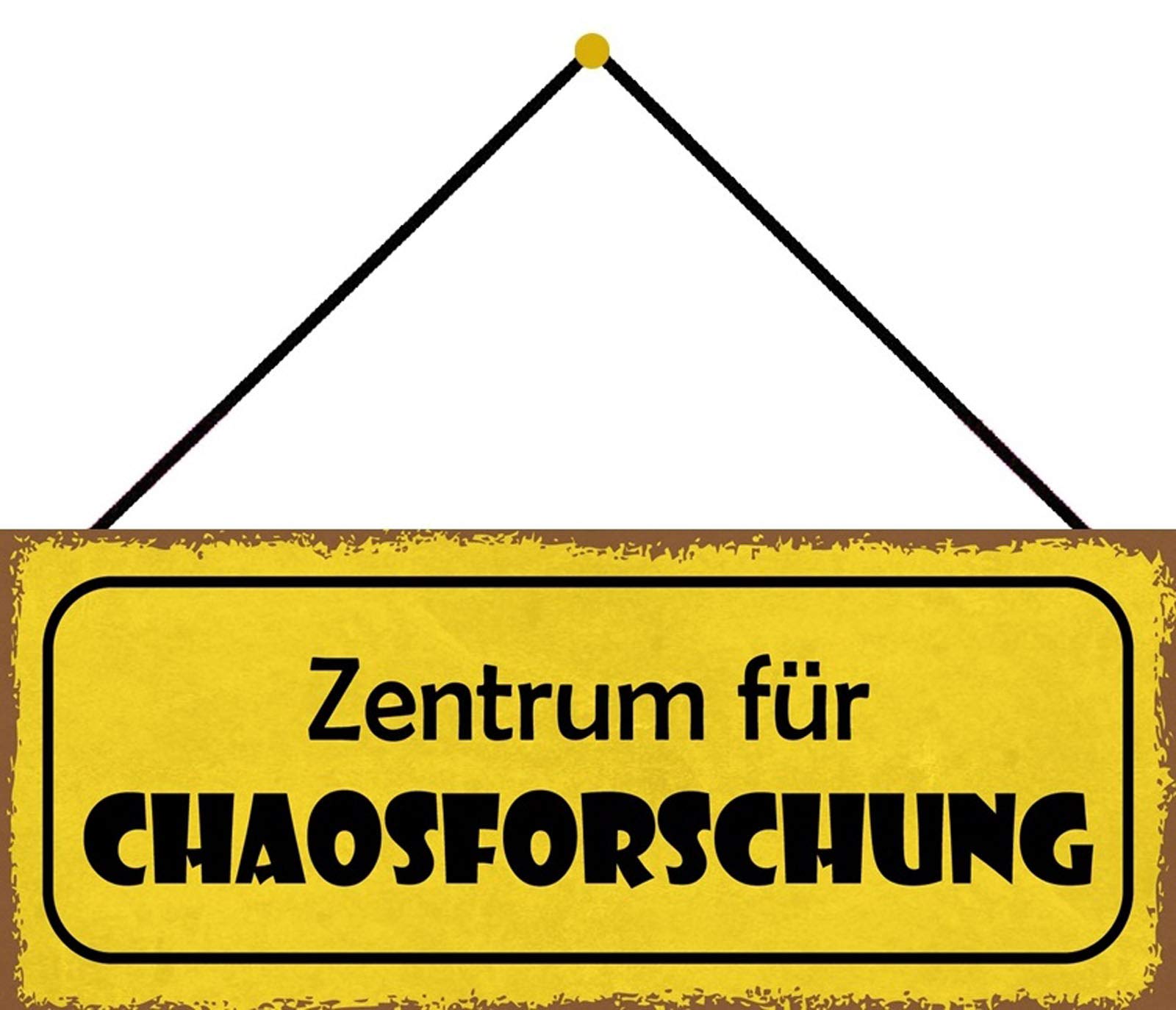 Schatzmix Tin-Plate Sign Wall Plaque, Sheet metal, Multicoloured, 27x10 cm