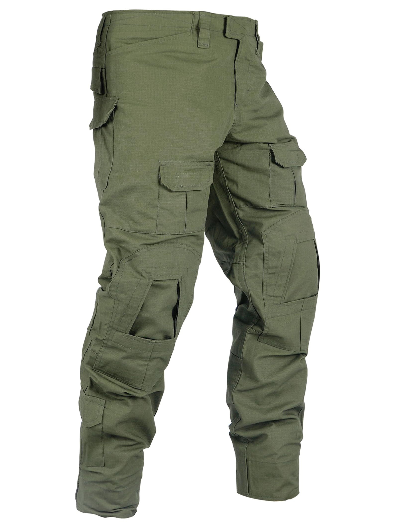 OCANXUE Men's Tactical Winter Pants - Waterproof Camo Cargo Snow Pants With Side Zippers - View #12