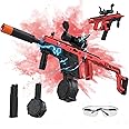 Automatic Blaster Electric Splash Blaster with Goggles, Fun Shooting Game, Red