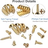 FandWay 1200Pcs Self-Tapping Screws Kit M2 M2.5 M3 Phillips Flat Head view 5