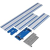 Kreg Accu-Cut XL, Circular Saw Track Guide, Cuts up to 100" Long, KMA3700 | Universal Track Saw Guide System, No Clamps Needed, Make Straight, Cross, Rip and Angled Cuts Easily, Cuts up to 100" Long