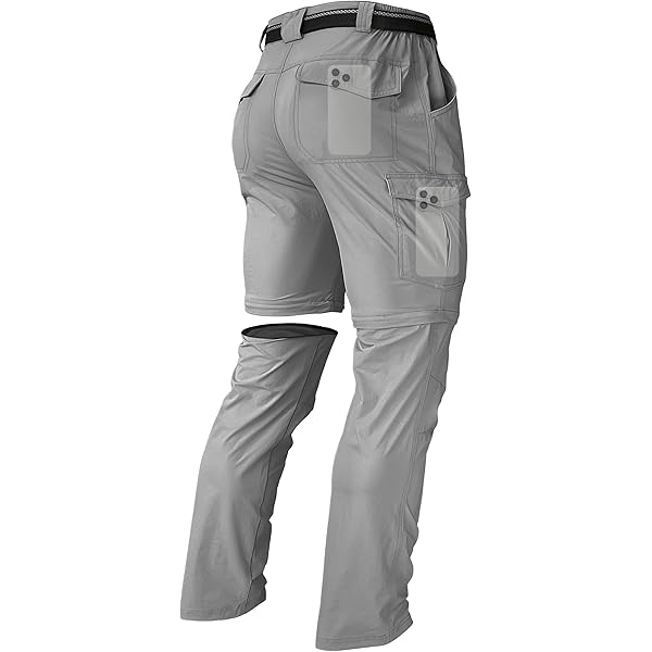 Amazon.com: Men's Hiking Pants Convertible Zip Off Lightweight