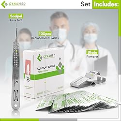 Cynamed 3-Piece Professional Dermaplaning Tool Kit