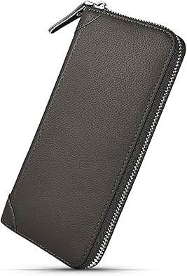 Amazon Newhey 財布 メンズ 長財布 革 小銭入れ ファスナー カード8枚入れ ブランド 大容量 防水 上品 1年保証 3色 グレー Newhey ニューヘイ 財布 Amazon Newhey 財布 メンズ 長財布 革 小銭入れ ファスナー カード8枚入れ ブランド 大容量 防水 上品 1年保証 3色 グレー Newhey ニューヘイ 財布