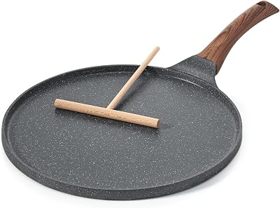 SENSARTE Non Stick Crepe Pan 26cm Induction Compatible Dosa Pan