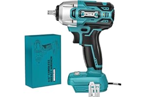 DIYTOOLIFZ Cordless Impact Wrench Compatible with Makita 18v Battery: 250Ft-lbs(340N.m) 3/8" Brushless Electric Impact Gun, 2400RPM High Torque Impact Driver, Power Impact Wrench, Bare Tool Only