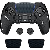 Anti-Slip PS5 Controller Skin,Silicone Soft Protective Cover Grip Case Set,Controller for PS5 Accessories with 2 Thumb Grip Caps and 2 Sticker