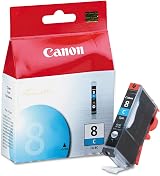 Canon CLI-8 Cyan Ink Cartridge - 0621B001 Original New view 1