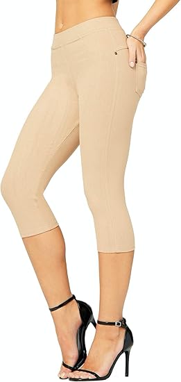 jegging capris plus size