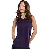 Merino Wool Tank Top Women - Active Merino Wool Undershirt Moisture Wicking Breathable Anti-Odor Lightweight Base Layer