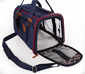 Soft Sided Travel Pet Carrier For Dog Or Cat Airline Approved For