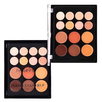Mars Perfect Cover-up contour Palette Concealer WITH UNDER EYE CREAM (Beige-6978, 30 g)