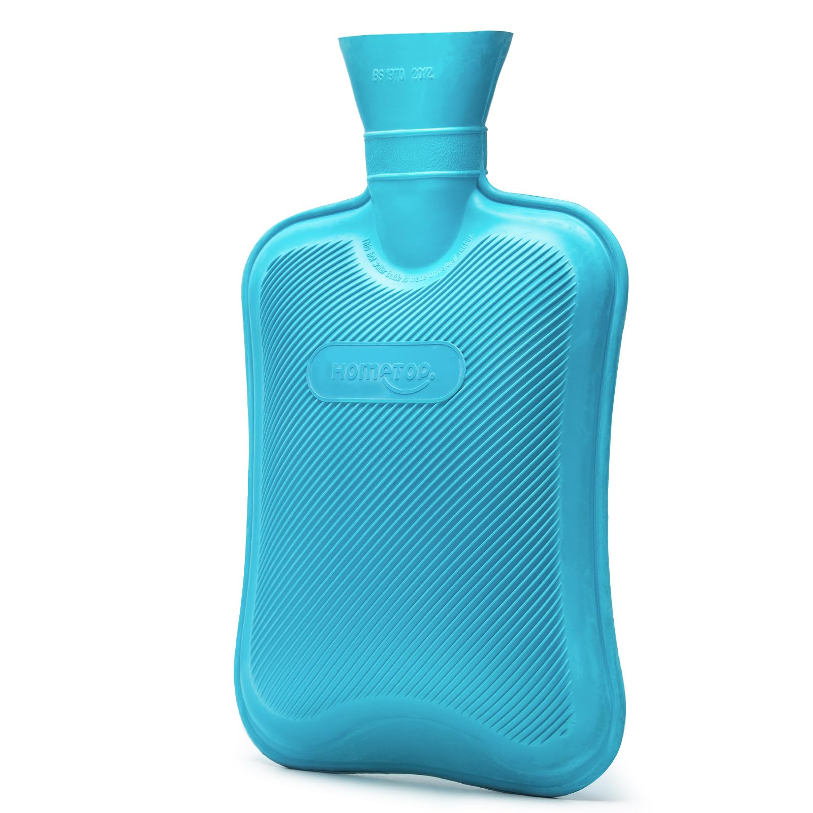 Photo 1 of HomeTop Premium Classic Rubber Hot Water Bottle (Blue)