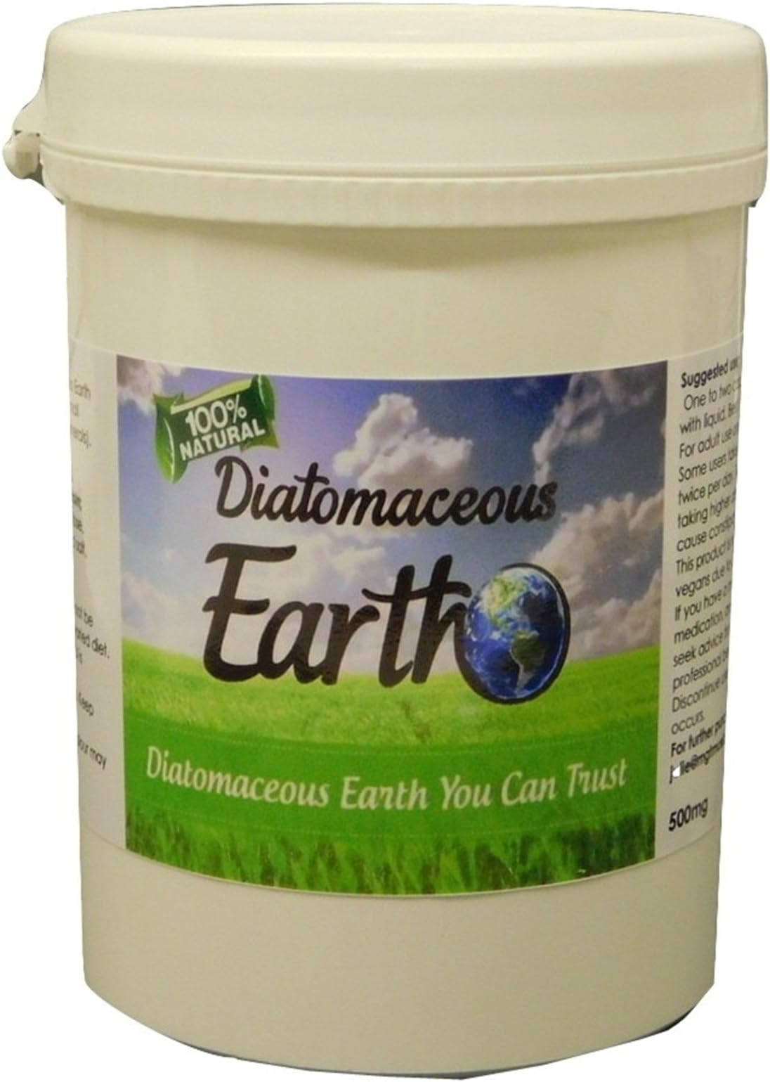 PURE FOOD GRADE DIATOMACEOUS EARTH 120 CAPSULES by JULIES DISCOUNTS
