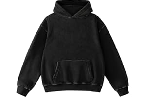 Hatant Oversized Hoodie Sweatshirts for Men Couples Heavyweight Hoodies Pullover Vintage Mens Acid Wash Sweaters Clothes 2025