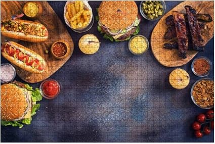 rompecabezas de comida