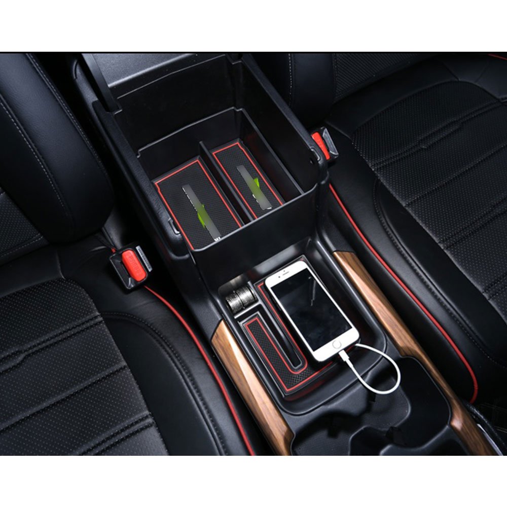 Autou Car Center Console Organizer Storage Box Tray for Honda CRV 2017