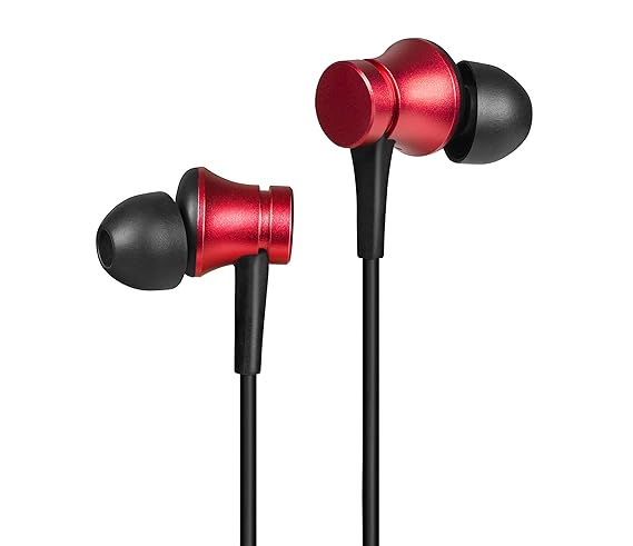 Mi Earphones Basic with Mic (Red)