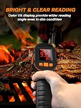 Mecurate Digital Infrared Thermometer -58°F-1112°F Laser Temp Gun Adjustable view 5