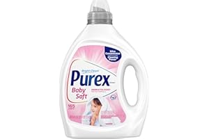 Purex Baby Laundry Detergent Liquid, Ultra Concentrated, 82.5 fl oz, 165 Loads, Hypoallergenic, Dye Free, Gentle on Skin
