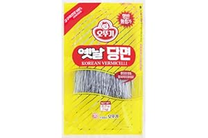 Ottogi Korean Sweet Potato Glass Noodles (Dangmyeon) – 2.2 lbs (1kg) – Traditional Korean Vermicelli for Japchae, Stir-Fry, and Soups