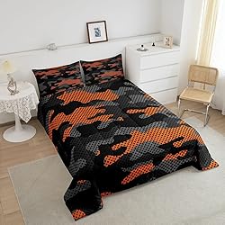 Erosebridal Army Camouflage Comforter Set King Size