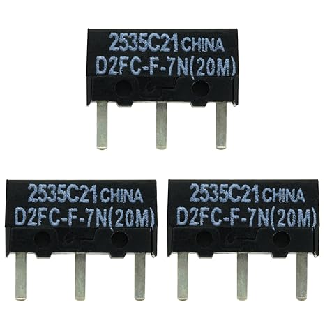 IT-Services Irro 3X D2FC-F-7N(20M) Mikroschalter Reparatur-Satz/Repair-Kit passend für Mäuse von Logitech, Razer, Roccat, Ste