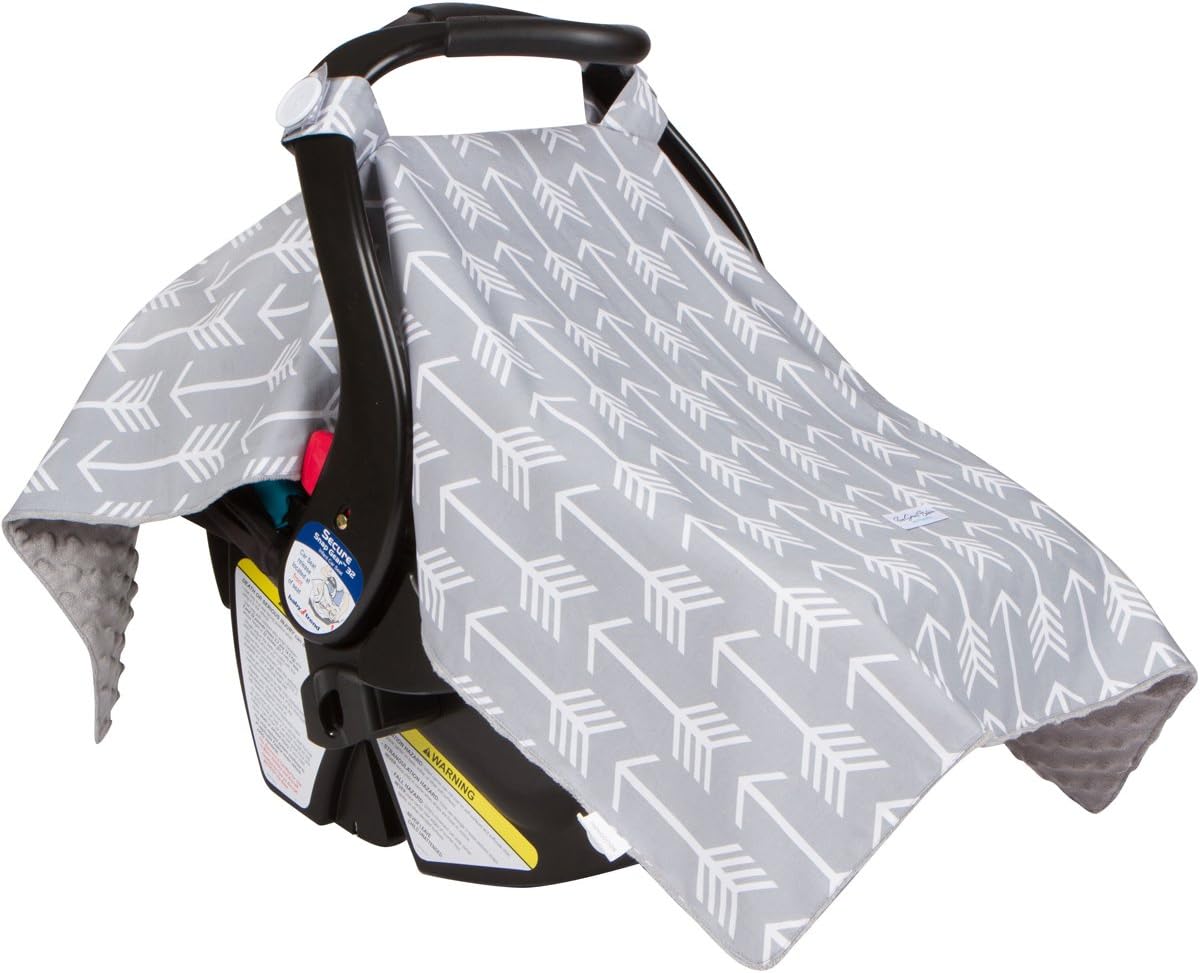 Two Smart Babies Premium Carseat Canopy with Arrow Design